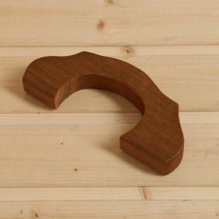 Linden door handle, 25x9x2.6 cm, thermo-1