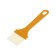 Brush flat promo, artificial bristles, plastic handle, 42 mm