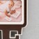 Photo frame LHDF "Love" 33x51 in 4 photos 10x15 cm, col. Wenge-white (plastic screen)