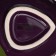 Ceramic blackberry plate, deep, purple, 17 cm, 1 variety, Iran