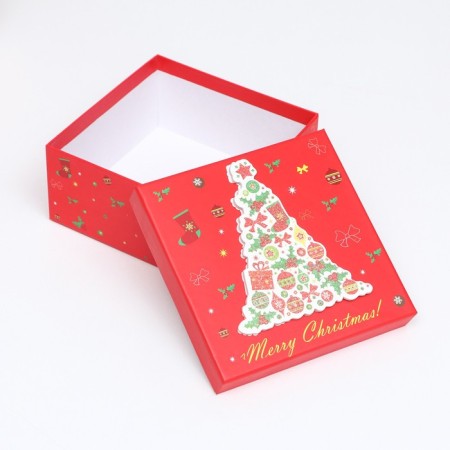 A set of boxes 3 in 1 15.5x15.5x7.5 - 18x18x8.5 - 20x20x9.5 cm.-2