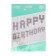 Foil ball 14 "Happy Birthday!", Calf letters, silver color