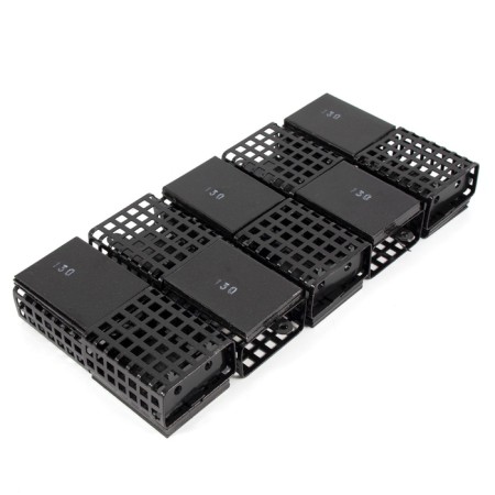 Feeding feeder "Yaman" rectangular 130 g, metal, removable plastic bottom, units. 10 pcs.-1