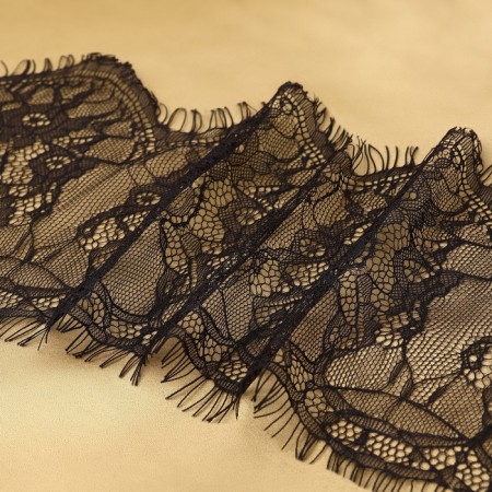 Lace cilia, 150 mm × 3 ± 0.5 m, black color-2