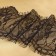 Lace cilia, 150 mm × 3 ± 0.5 m, black color
