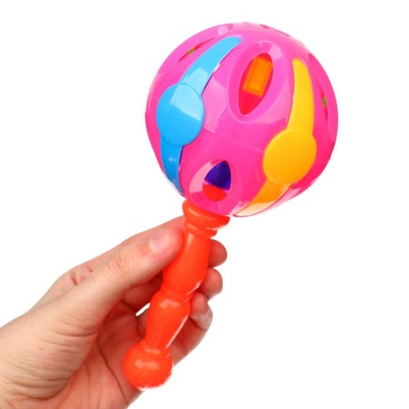The rattle "Bright Marakas", 17 cm, color mix, crush me-5