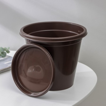 Pot with the Podon "Economy", 2 l, brown color-2