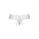 Shortiki with bow lace Softline collection, white color, size m/l