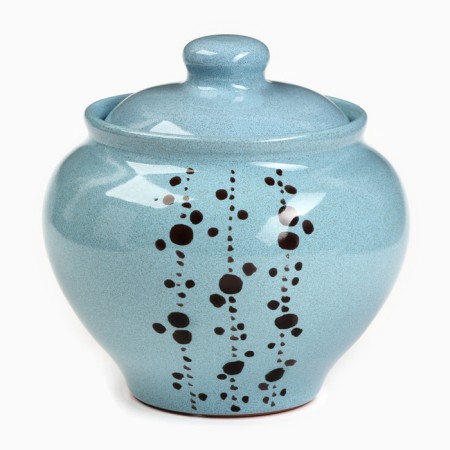 Baking pot "Russian" 0.85l / 14x14cm, blues
