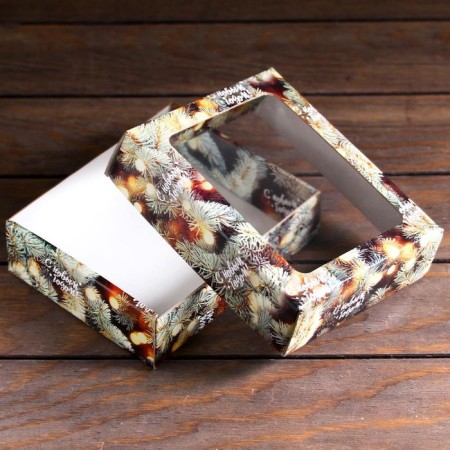 Gift box, lid is, with the window "Fairytale MiG", 18 x 15 x 5 cm-3