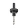 Crowd drill KWB Bi-metall, 6.35x100 mm, shank 12 mm, crowns 32-152 mm