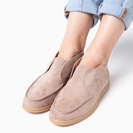 Mokasins female color, light beige, size 37-2