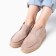Mokasins female color, light beige, size 37