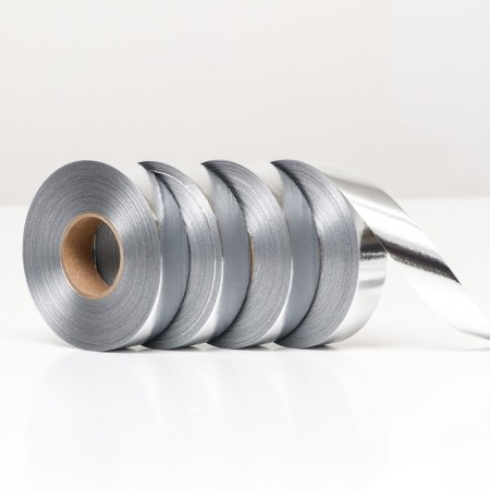 Metallized, silver tape, 2 x 45 m-1