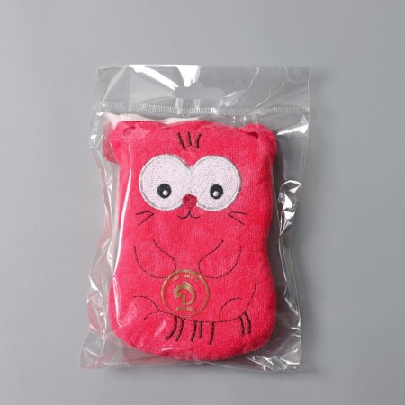 Body washcloth children's share "cats", color mix-13