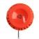 Decorative tundra roller, rubber, "snake", handle d = 6 mm, 180 mm