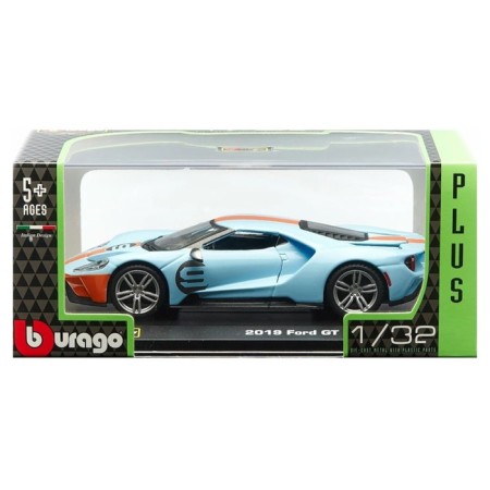 BBURAGO FORD GT 2019, DIE-CAST, 1:32, Orange-blue color-11