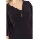 Female dress, size 58, black color, pink