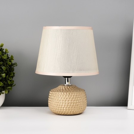 Traffic lamp with a lampshade Risalux “Rain Drops”, 1 × 40 W, E27, Gold, 17.5 × 17.5 × 23.5 cm-2