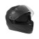 The helmet integral with two visors, size M (57-58), BLD-M67E model, black matte