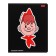 Notebook of 48 sheets in the "Atomic Heart" cage, cover coated cardboard, selective matte varnish, block 65 g/m2, 5V, mix