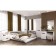 Cleat cabinet with Chloe boxes, 500x430x420, white gloss MDF/ white chipper