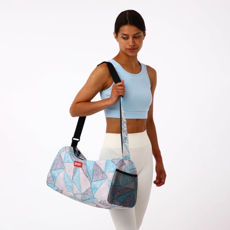 Sports bag, Textura, average size, blue color-7