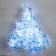 Girland "Mishura" 1 m Rosa, IP20, pearl thread, 22 LED, 6 layers, D = 5 cm, glow white, CR2032X2