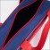 Lightning bag, external pocket, textura, blue/red color