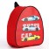 Baby backpack for the boy "Racing Machines", 23x20.5 cm, lightning department, red color