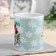 Sublimation mug "Nastya" girl with flowers, 320 ml, with application