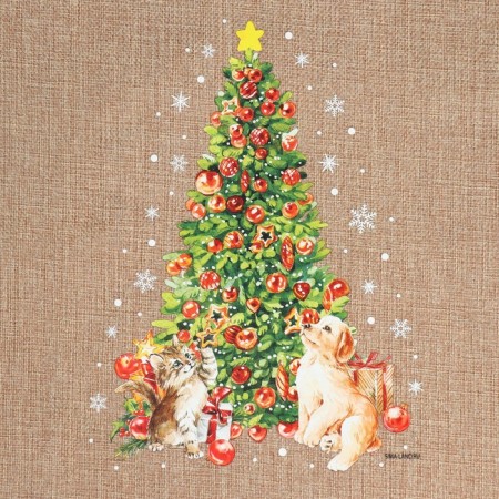 A bag of thermonacle "Christmas tree", 30 x 40 cm +/- 1.5 cm, New Year-3