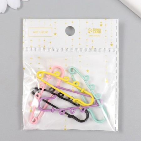 Decor for creativity Metal "Pin with loops" mix 0.5x1.2x5 cm-5