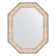 Mirror in the baguette frame, vignette silver 109 mm, 65x80 cm