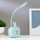 Table lamp with RGB backlight 1668/1 8xLED 1.5W USB AKB MIX 6x8x33 cm Risalux