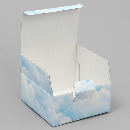 Gift folding box, packaging, "Happiness", 15 x 15 x 7 cm-5
