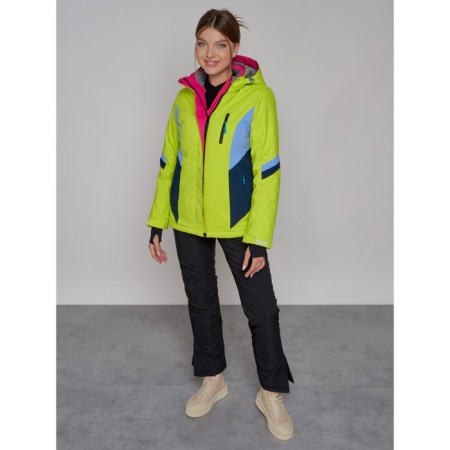 Ski jacket female winter, size 46, light color-3