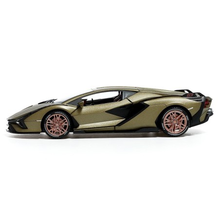Metal machine, 1:24, inertial, doors, hood, trunk, color haka are opened-1