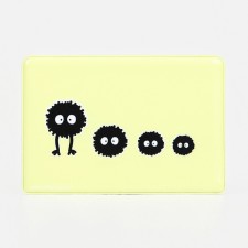 Cover for travel ticket, yellow color