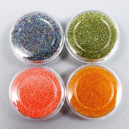 Microb and Curry glass set 4 colors x10 g-1