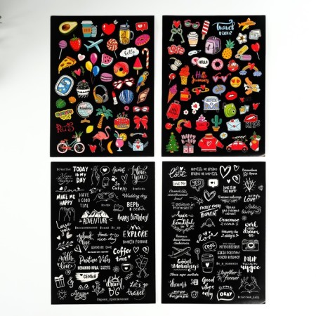 Photo album Brauberg Black, size 21x30 cm, 40 black sheets-13