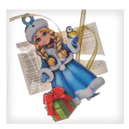 New Year's prefabricated pendant on the Christmas tree "New Year! Snow Maiden"-6