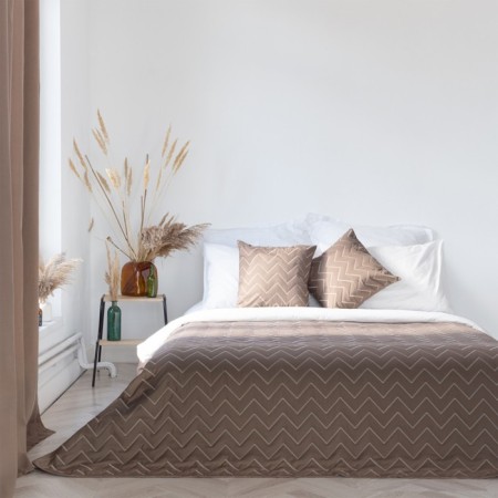 Scande blanket, size 220x240 cm, brown color