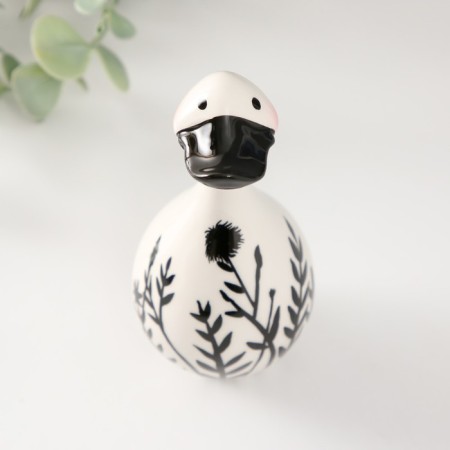 Souvenir Ceramics "Duck. Vygotravye" Belo-CHIR "8.5x8.5x13.5 cm-4