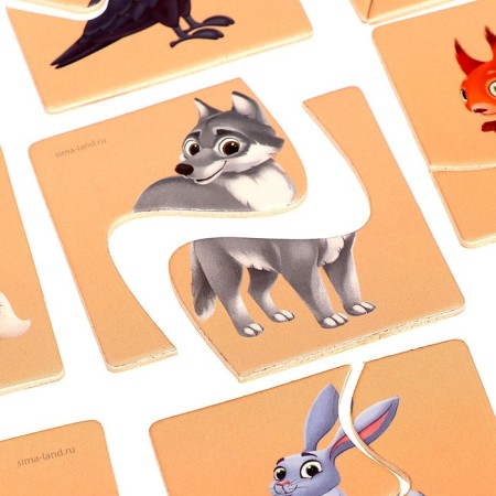 Clushed pictures "Forest animals"-3
