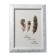 Photo frame plastic 13x18 cm "Silver patina on white" 21x16 cm
