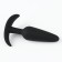 Anal traffic jam-hoods, without vibration, silicone Soft-Touch, 26 x 100 mm, black