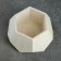 Kashpo hexagon 13 x 7.5 cm white