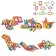 Designer magnetic "colored magnets", 40 parts