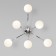 Ceiling chandelier with ALIX, 40W, E27, 90x90x48 cm
